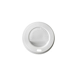 Tapa vaso papel 200cc blanca 100uds