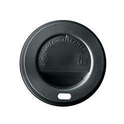 Tapa vaso papel 240cc negra 100uds