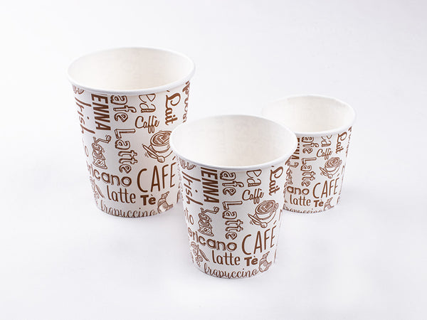 Vaso papel decorado 200cc 50 uds.